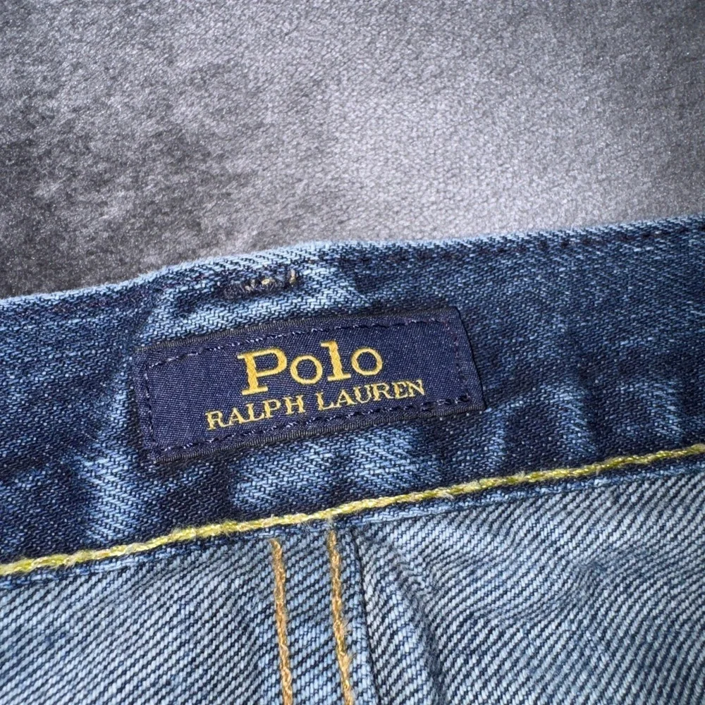 Polo Ralph Lauren Hampton Relaxed Straight Jeans Mens 36x30 Blue Denim